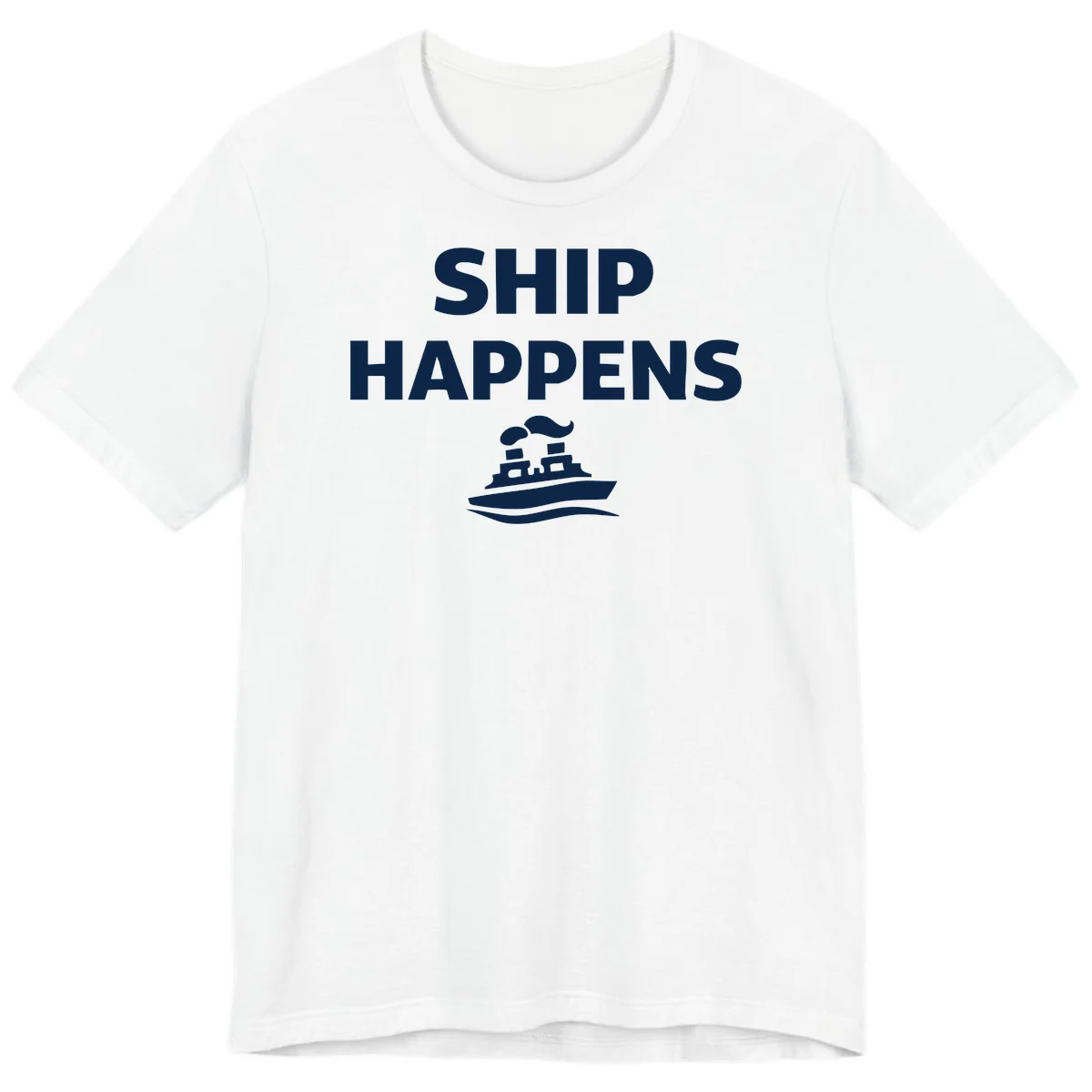 Ship Happens Premium T-Shirt in White