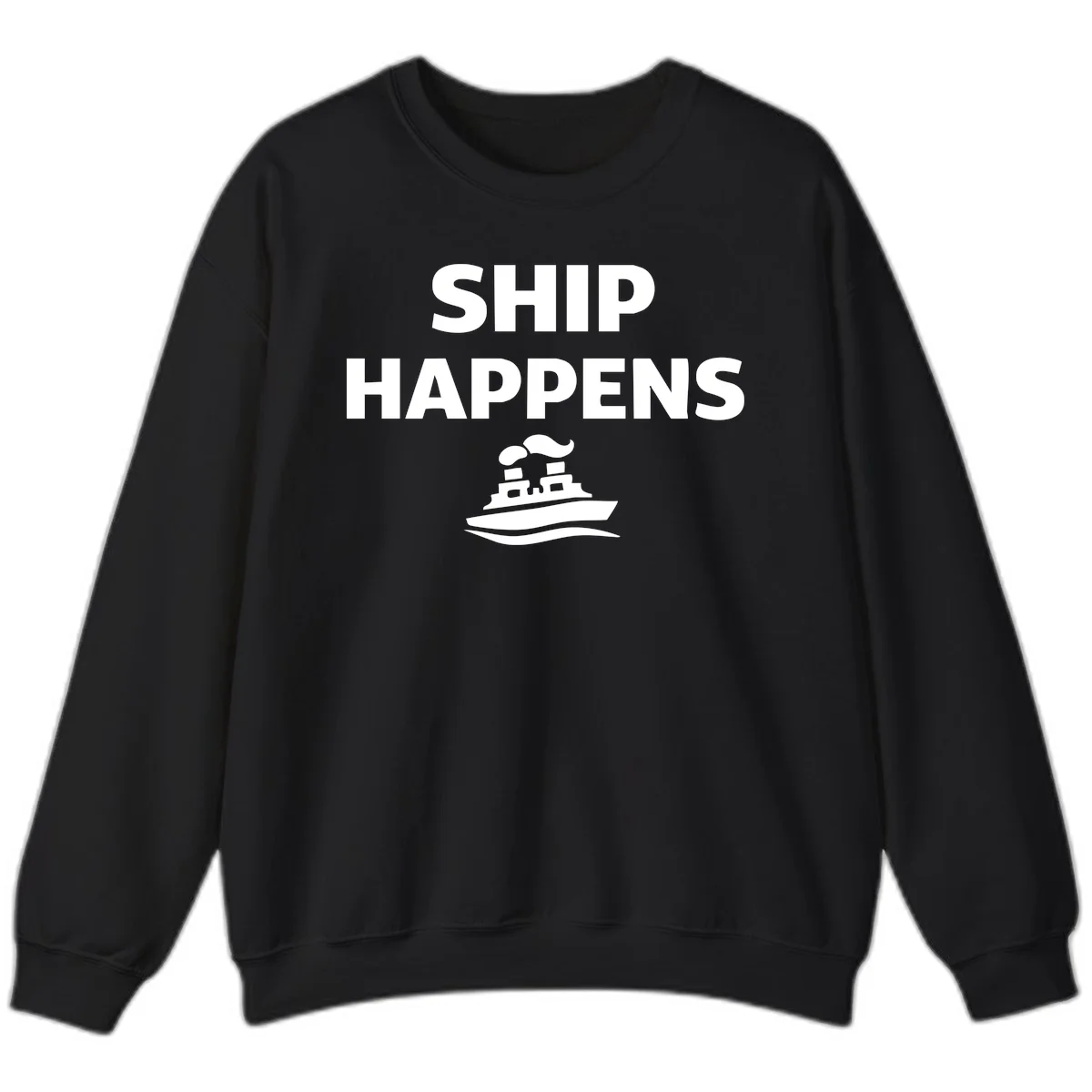 Ship Happens Sweatshirt in Black