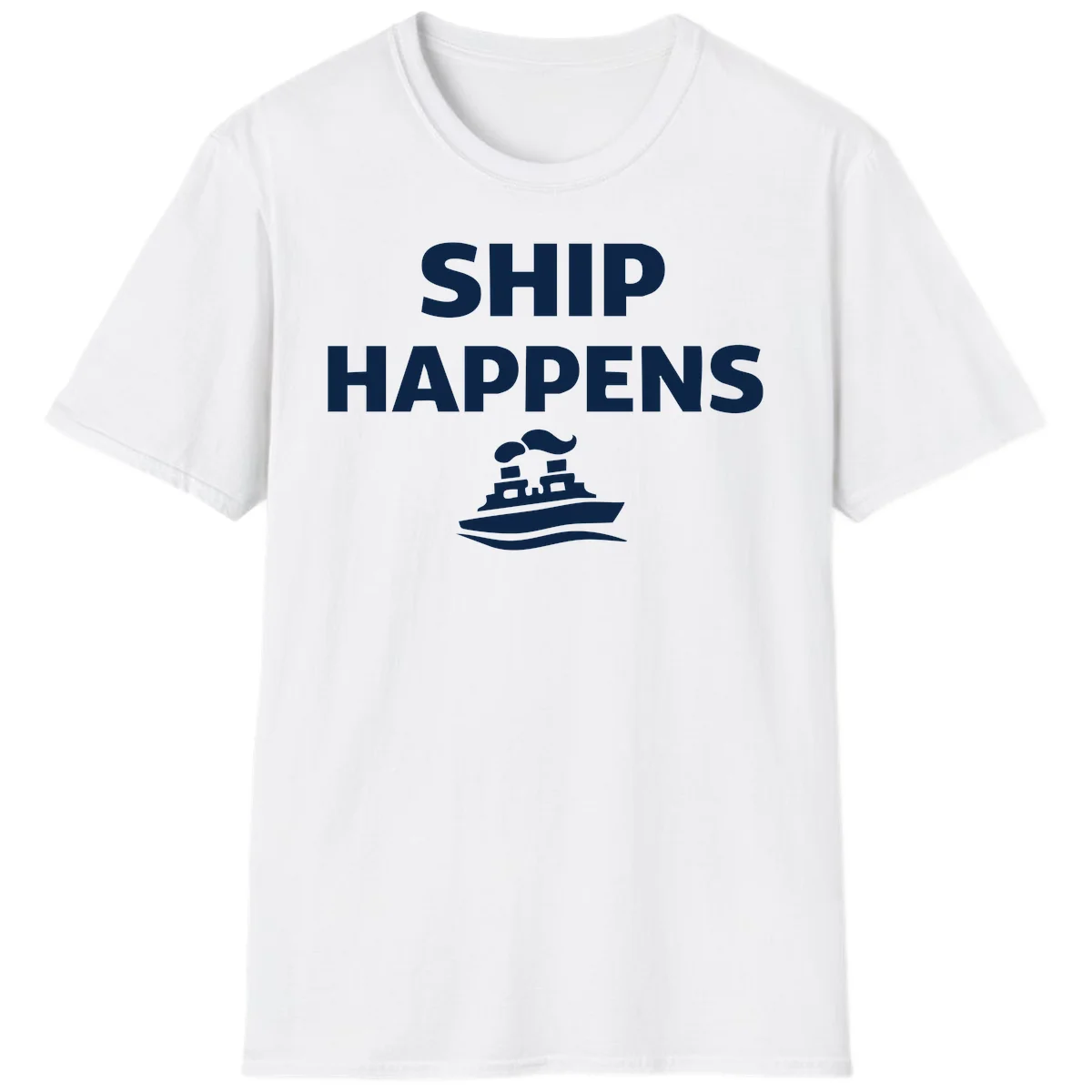 Ship Happens T-Shirt in White