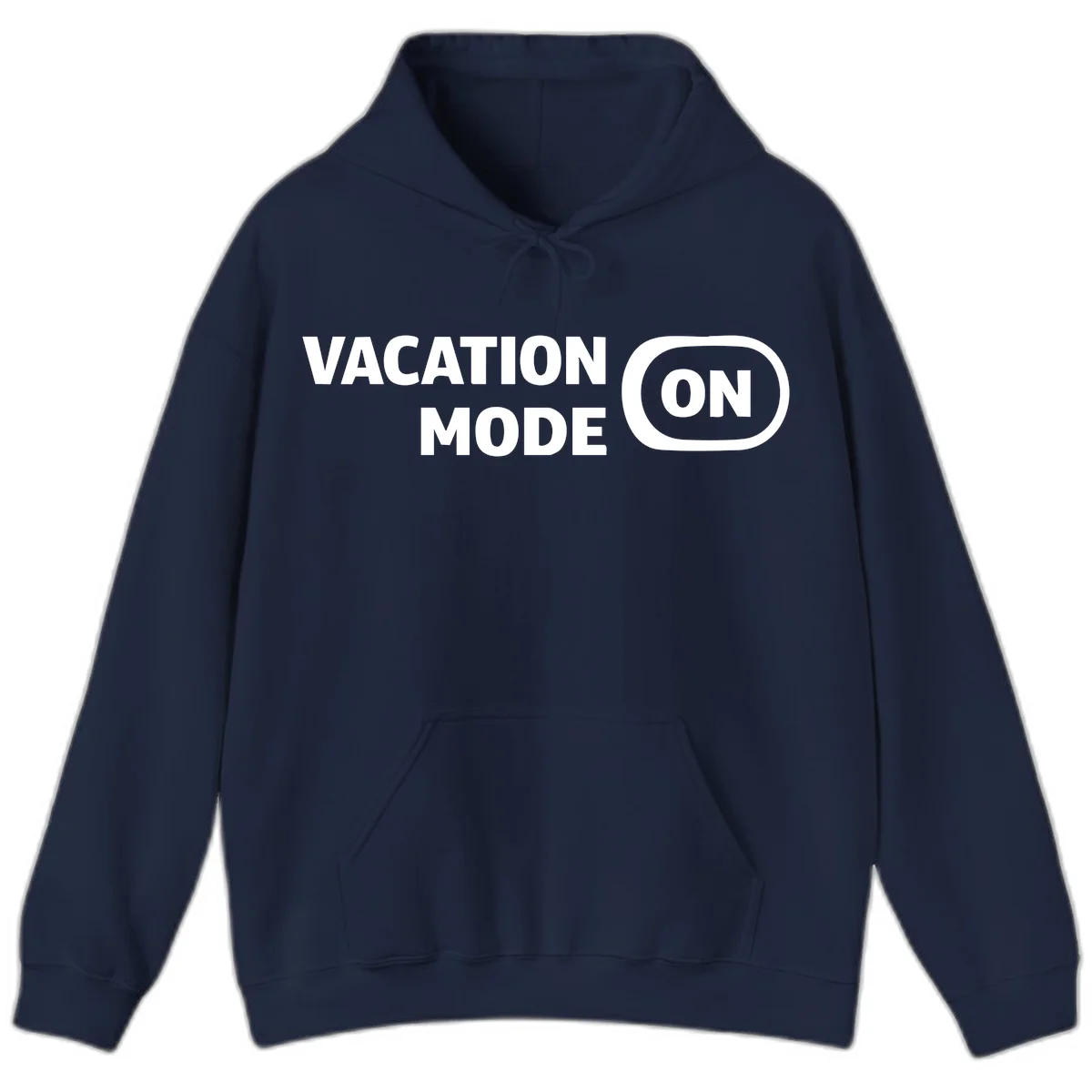Vacation Mode On Hoodie in Navy