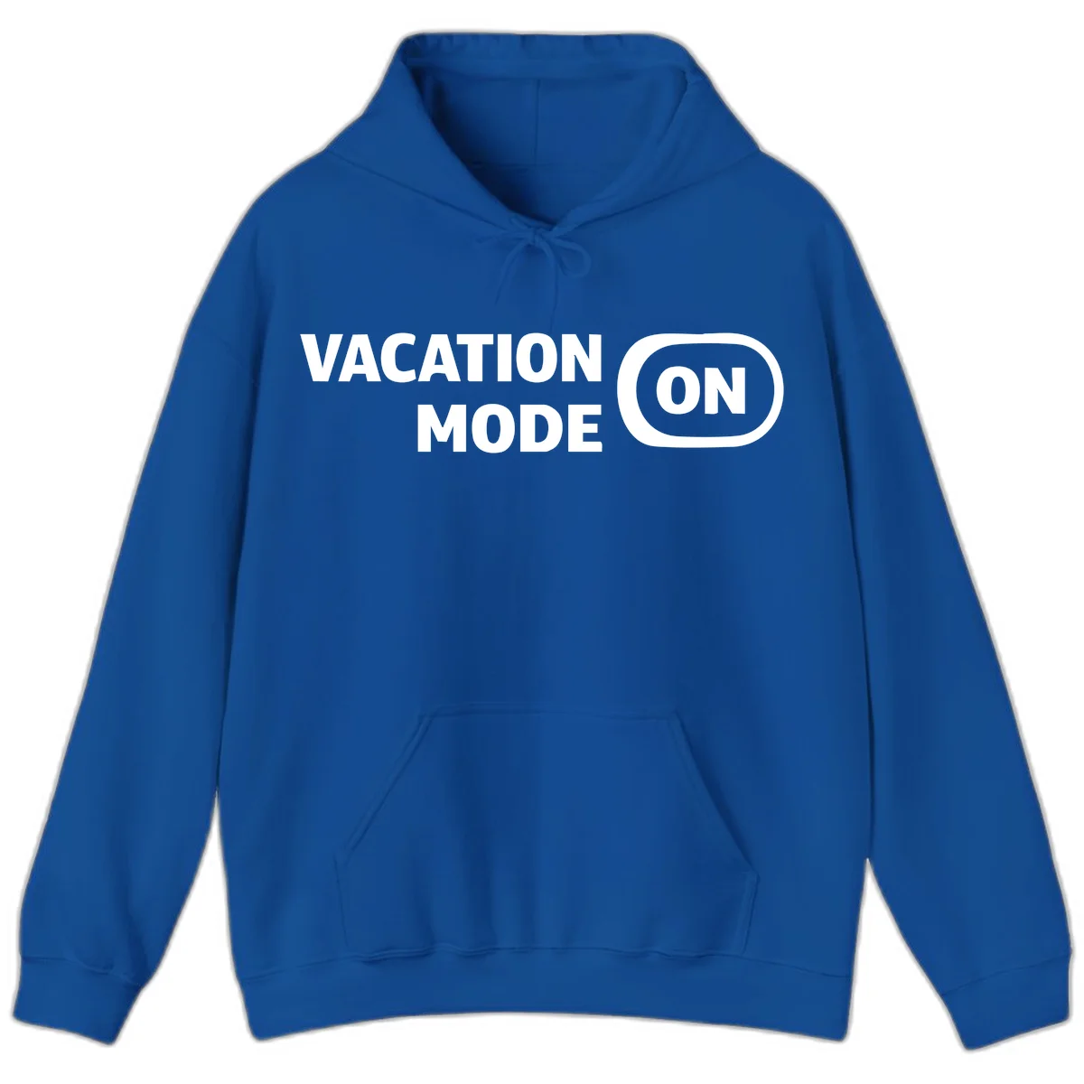 Vacation Mode On Hoodie in Royal
