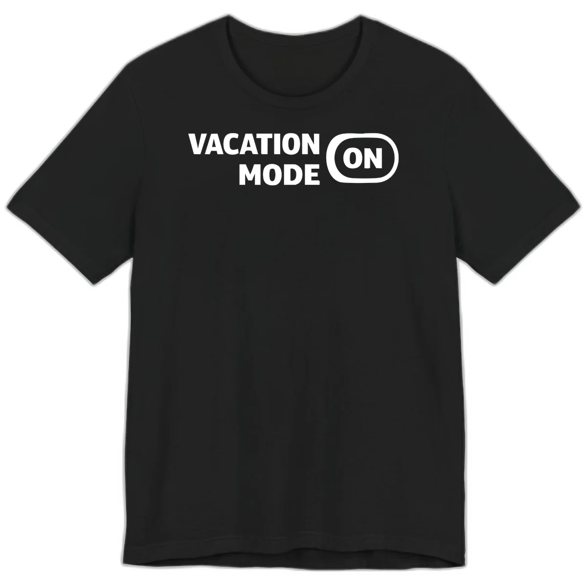 Vacation Mode On Premium T-Shirt in Black