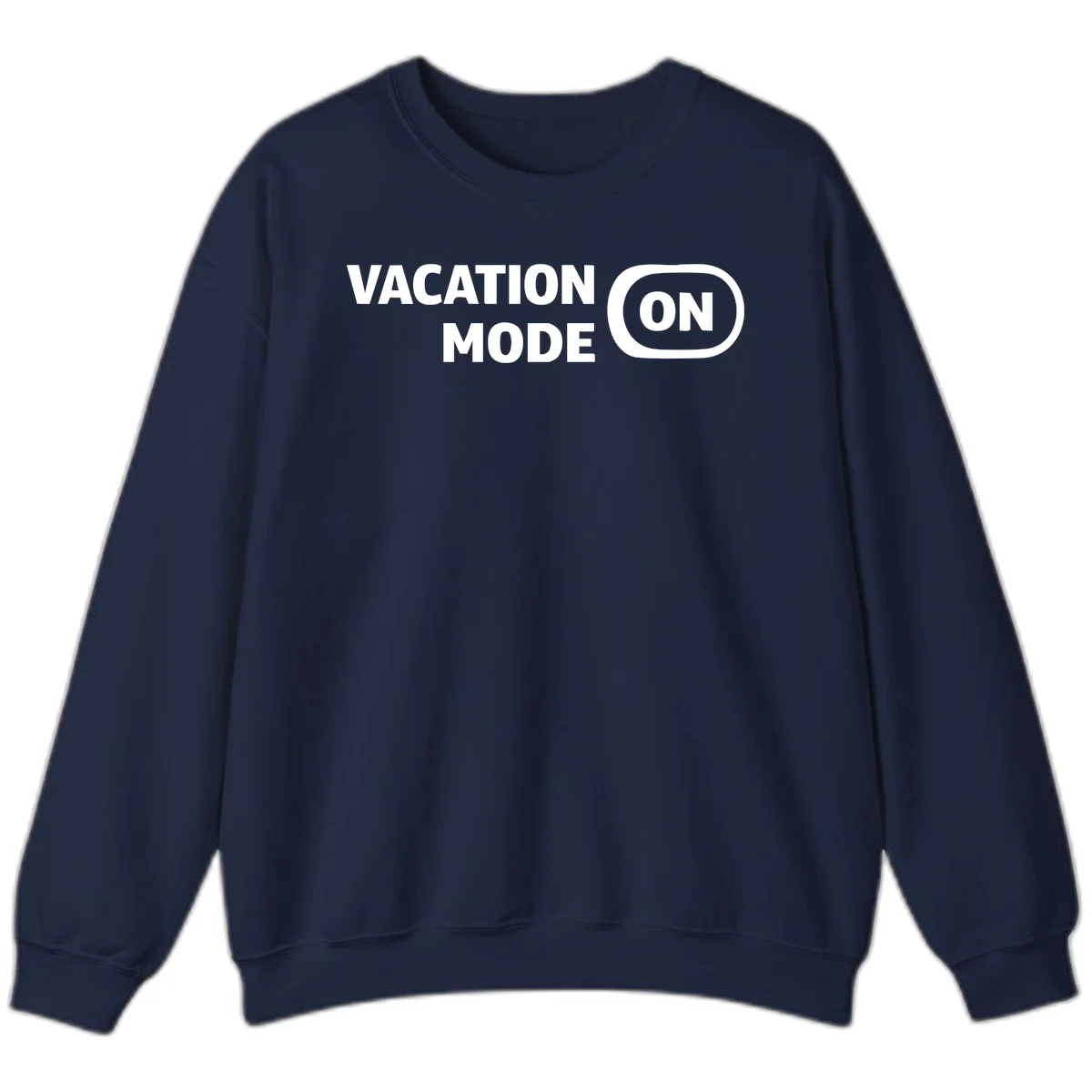 Vacation Mode On Sweatshirt in Navy