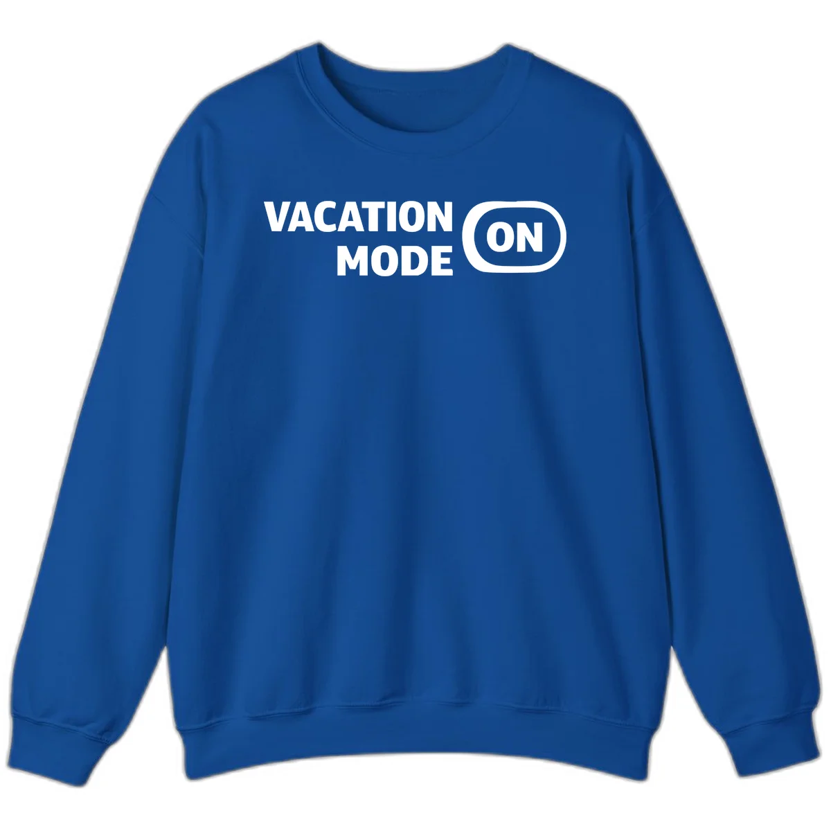 Vacation Mode On Sweatshirt in Royal
