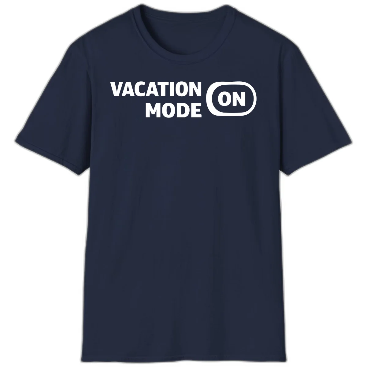 Vacation Mode On T-Shirt in Navy