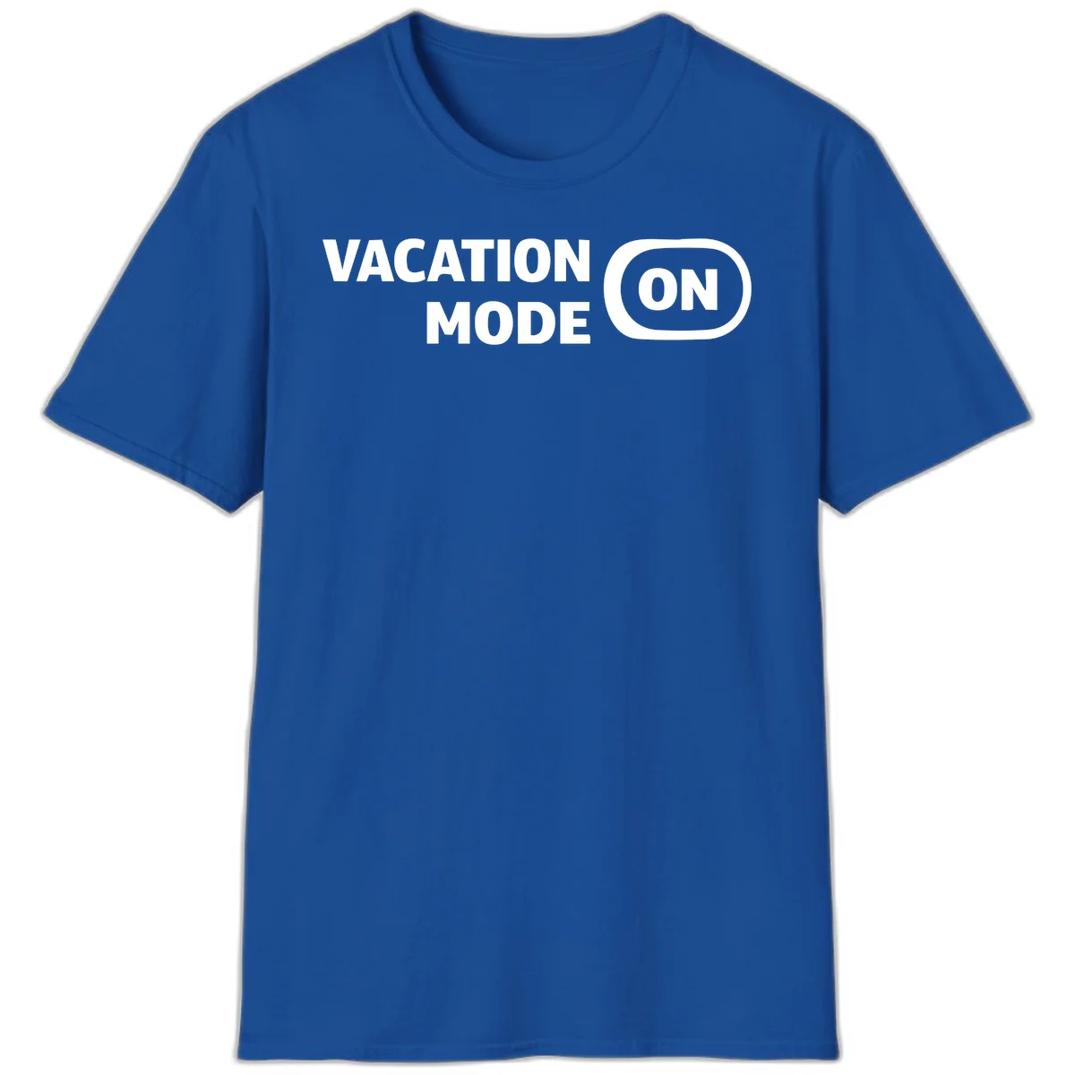 Vacation Mode On T-Shirt in Royal