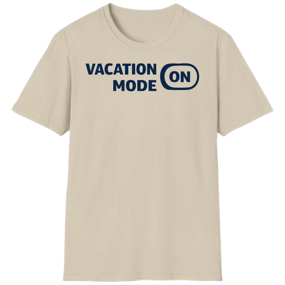Vacation Mode On T-Shirt in Sand