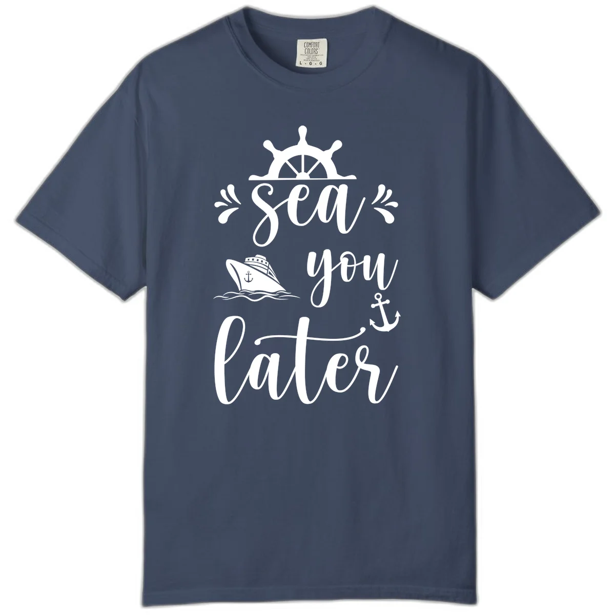 Sea You On The Water Comfort Color in Midnight