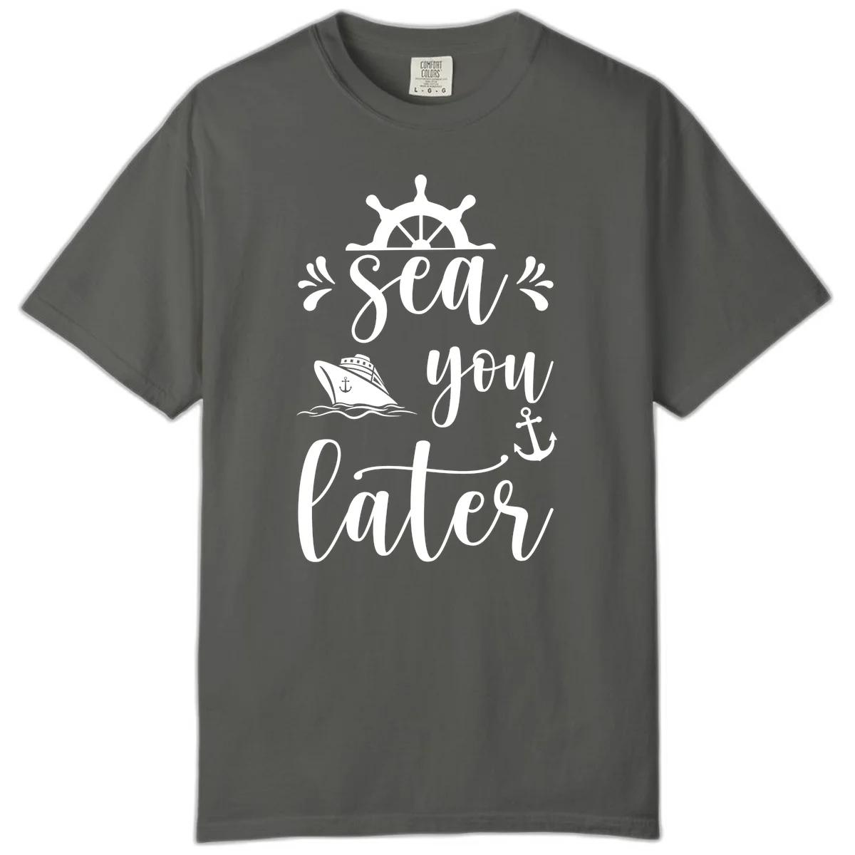 Sea You On The Water Comfort Color in Pepper