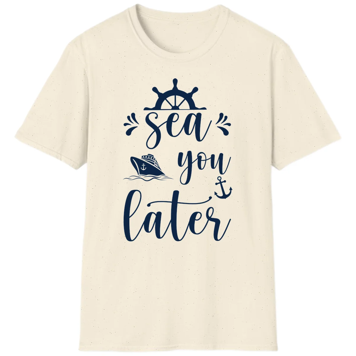Sea You On The Water T-Shirt in Natural