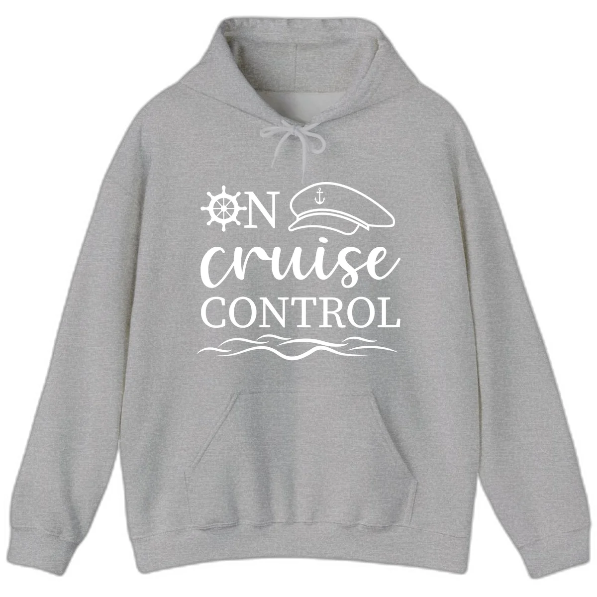 In Cruise Control Nautical Cruise Hoodie in Sport Grey