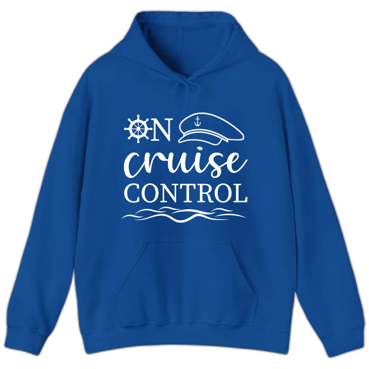 In Cruise Control Nautical Cruise Hoodie in Royal