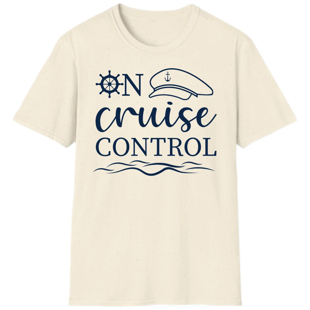 In Cruise Control Nautical Captain T-Shirt in Natural