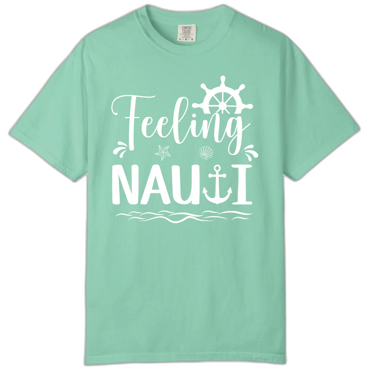Feeling Nautical Comfort Colors Cruise Tee in Island Reef