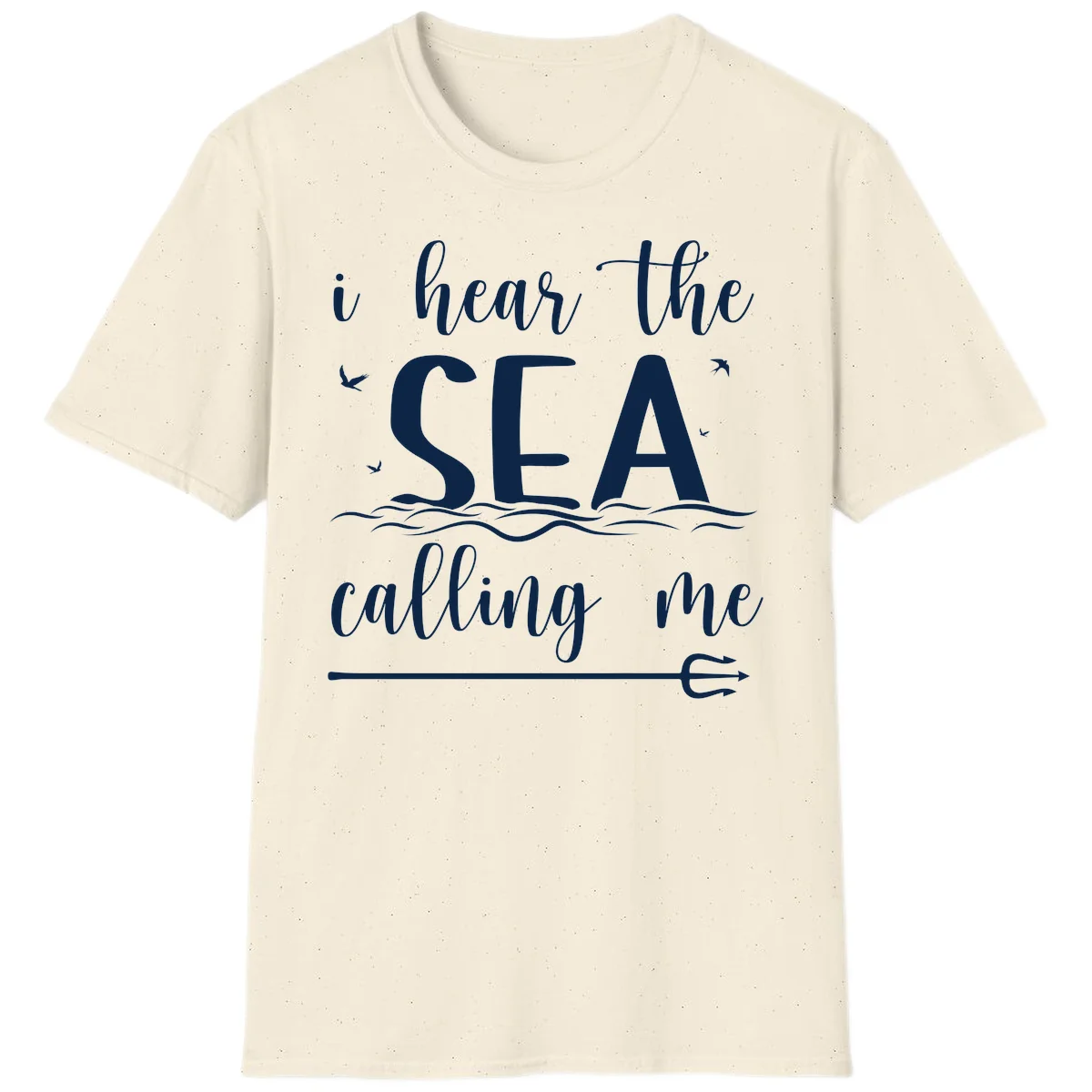 I Hear The Sea Calling Me T-Shirt in Natural