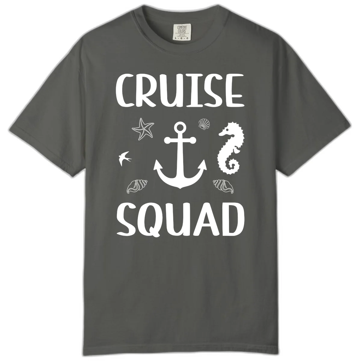 Cruise Squad Anchor Comfort Color in Pepper