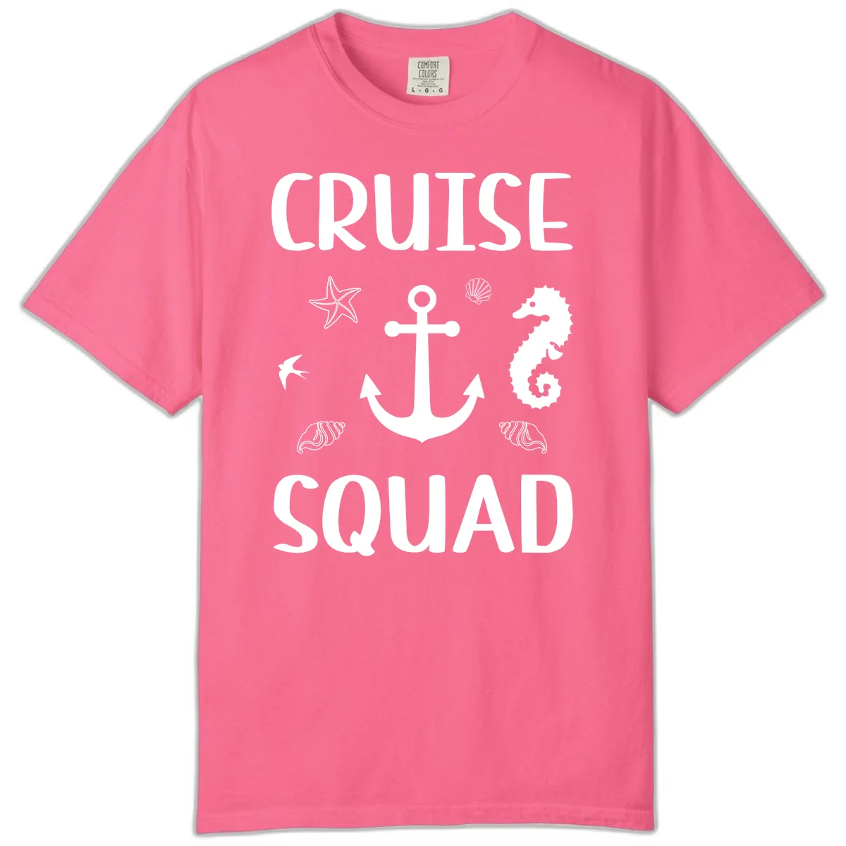 Cruise Squad Anchor Comfort Color in Crunchberry