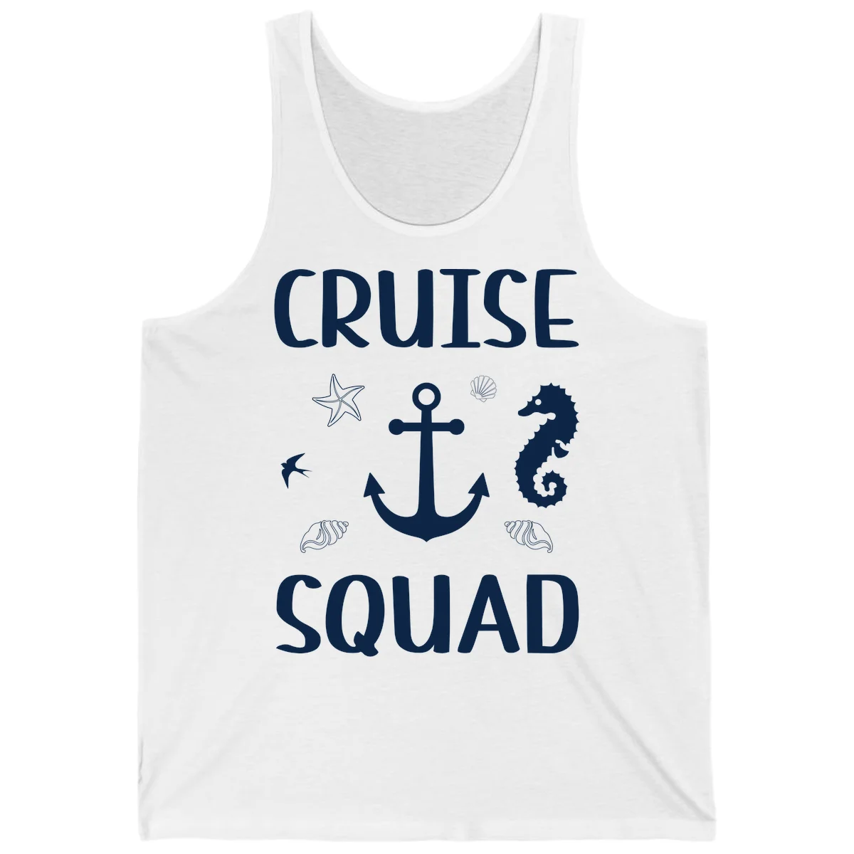 Cruise Squad Anchor Tank in White