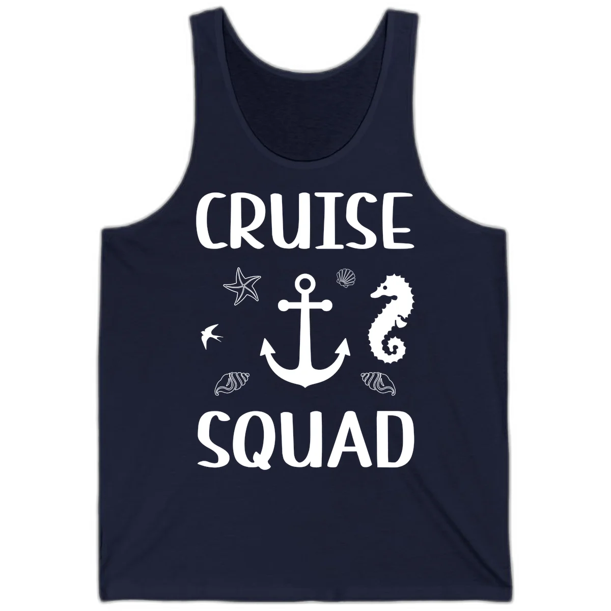 Cruise Squad Anchor Tank in Navy