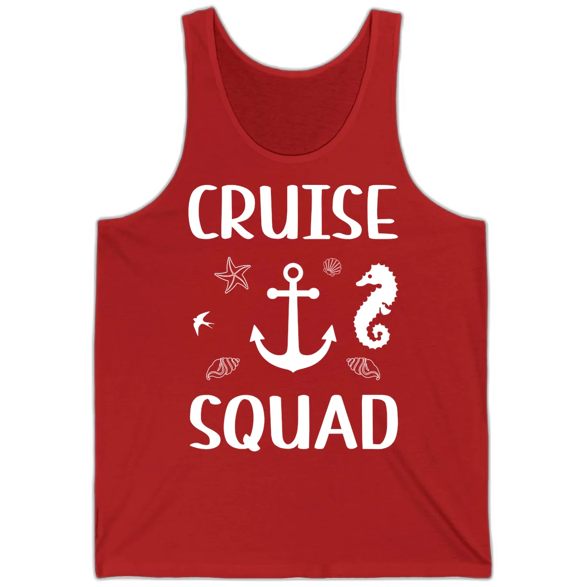 Cruise Squad Anchor Tank in Red
