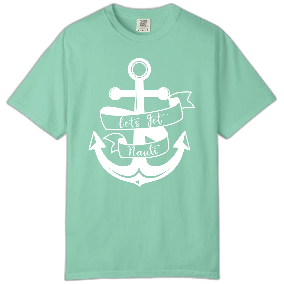 Let's Get Nauti Anchor Comfort Color in Island Reef