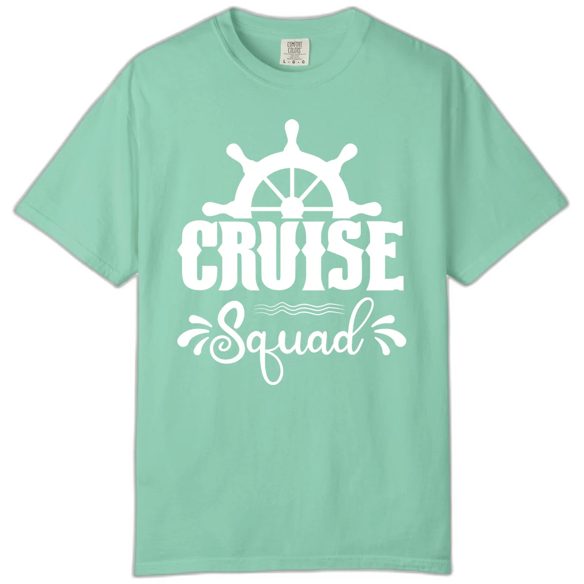Cruise Squad Nautical Helm Comfort Color in Island Reef