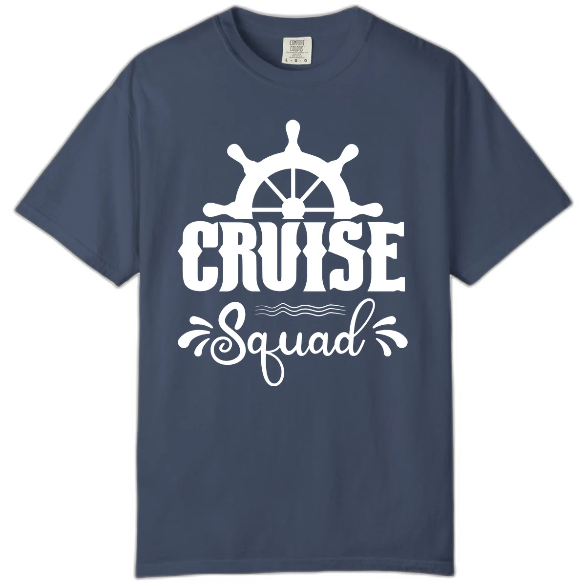 Cruise Squad Nautical Helm Comfort Color in Midnight