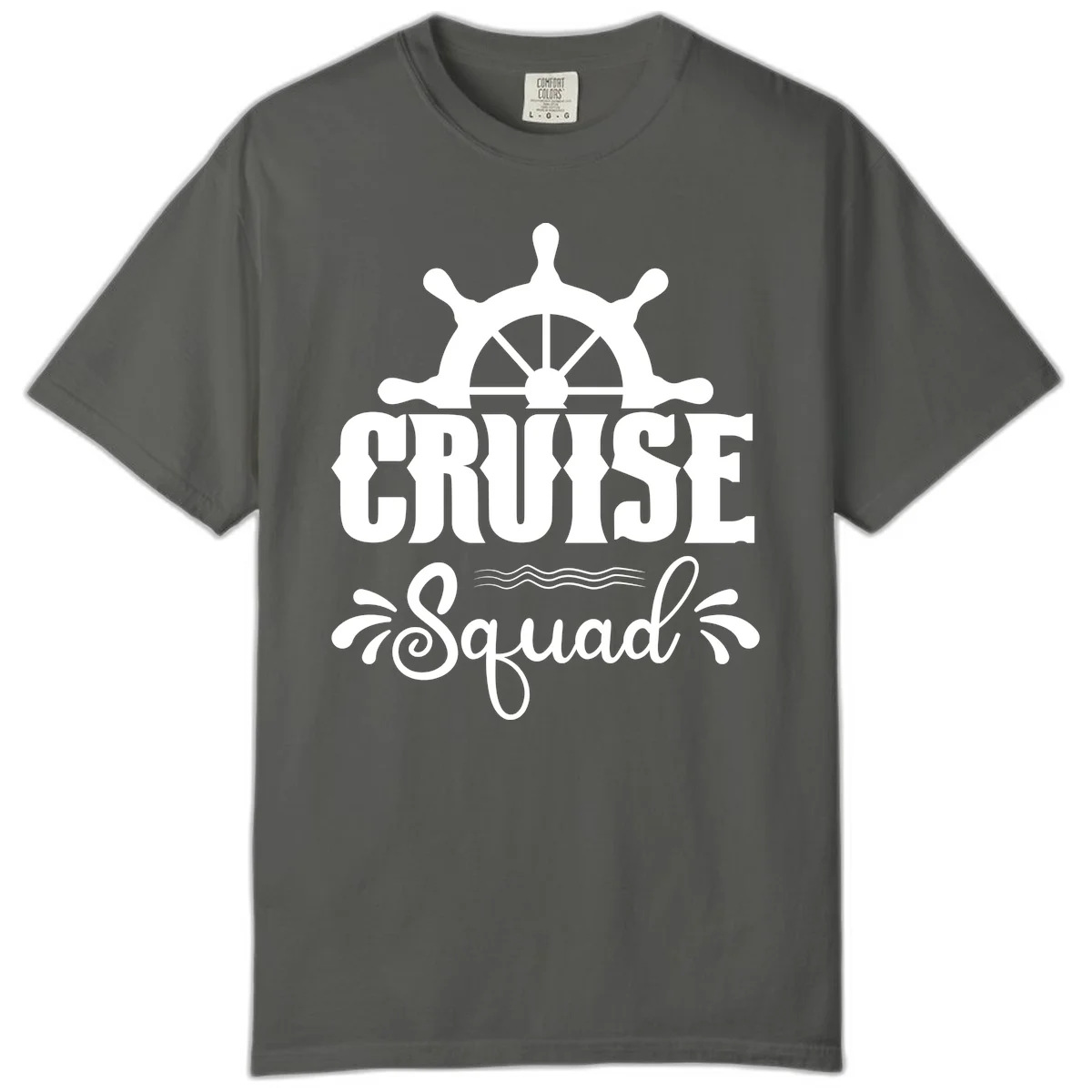 Cruise Squad Nautical Helm Comfort Color in Pepper