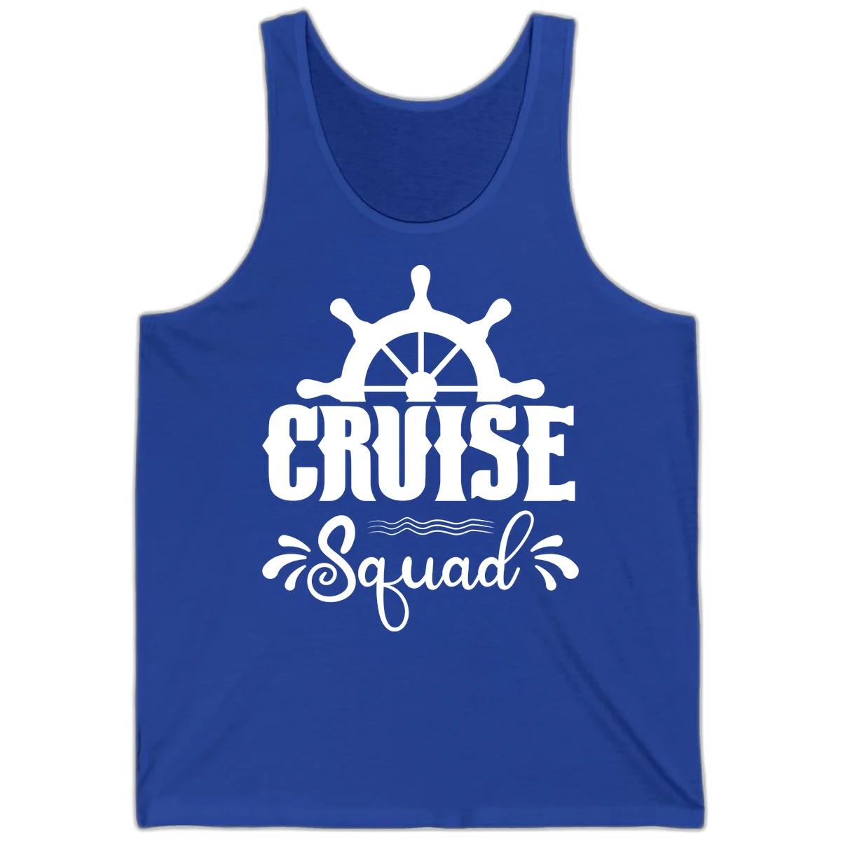Cruise Squad Nautical Helm Tank in True Royal