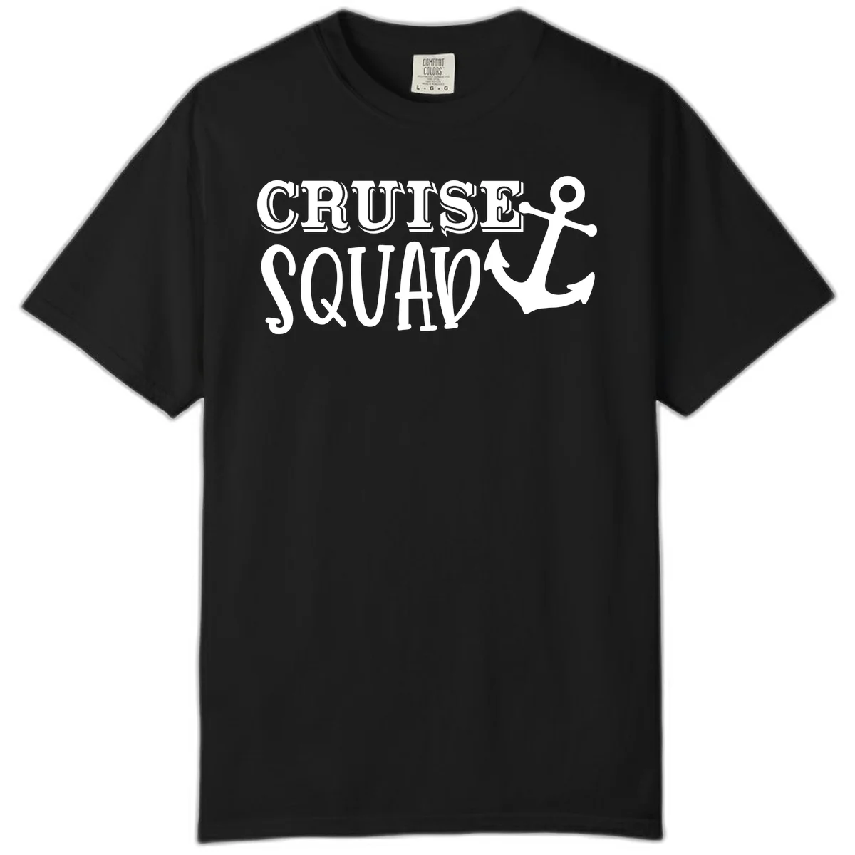 Cruise's Squad Anchor Comfort Color in Black