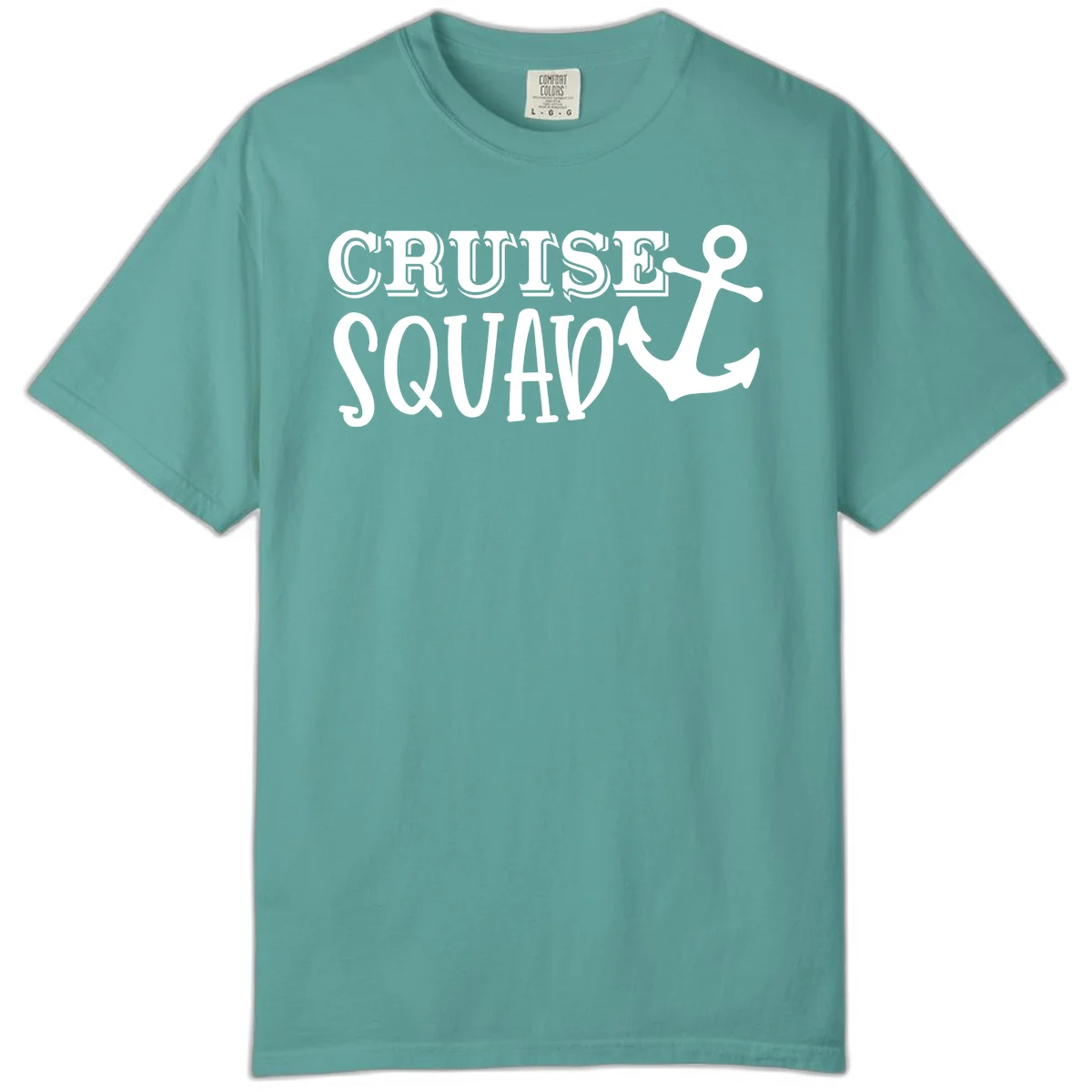 Cruise's Squad Anchor Comfort Color in Seafoam