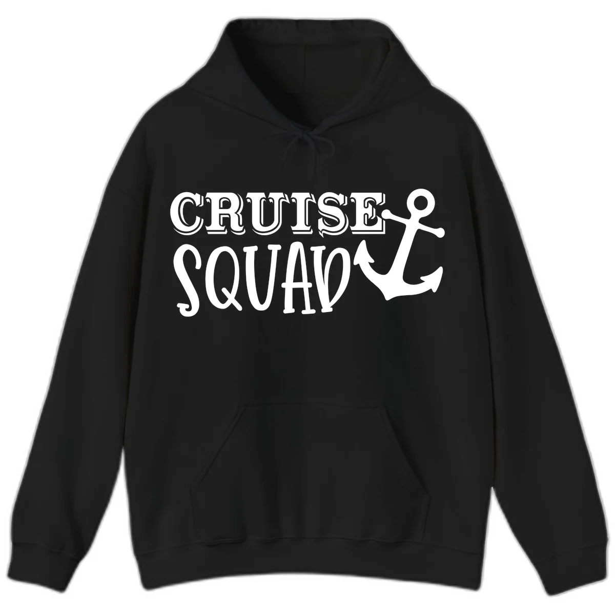 Cruise's Squad Anchor Hoodie in Black