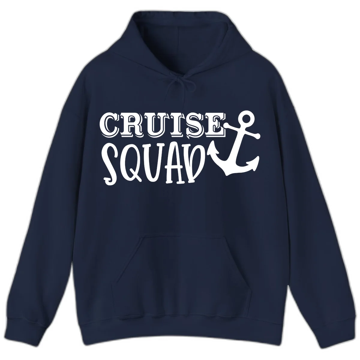 Cruise's Squad Anchor Hoodie in Navy