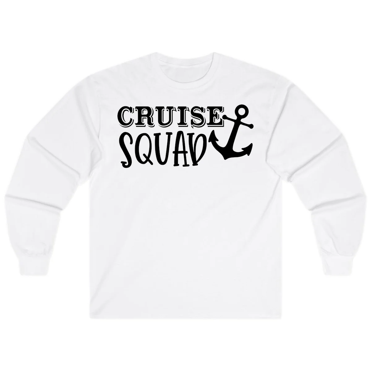Cruise's Squad Anchor Long Sleeve in White