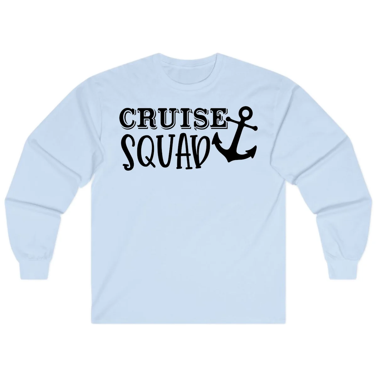 Cruise's Squad Anchor Long Sleeve in Light Blue
