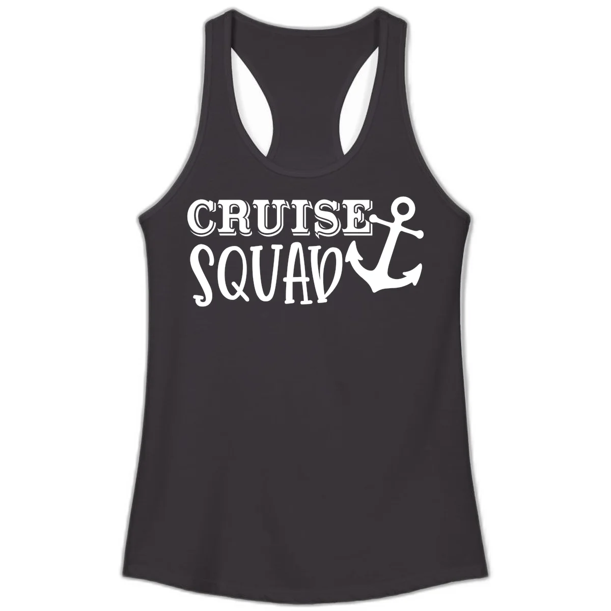 Cruise's Squad Anchor Ladies Tank in Black