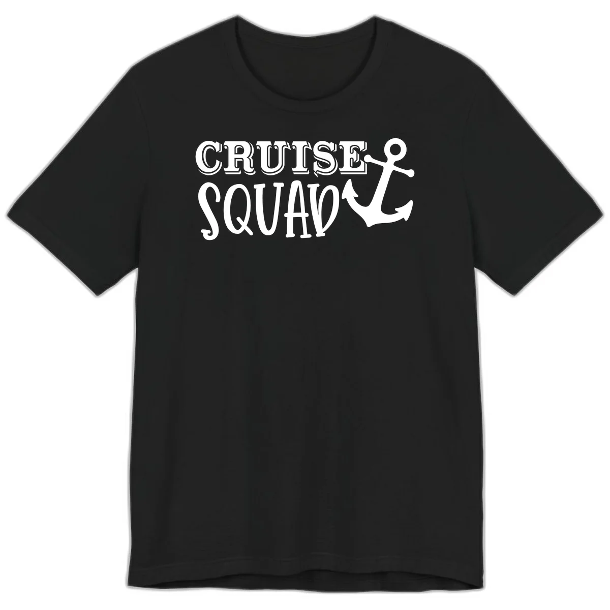 Cruise's Squad Anchor Premium T-Shirt in Black