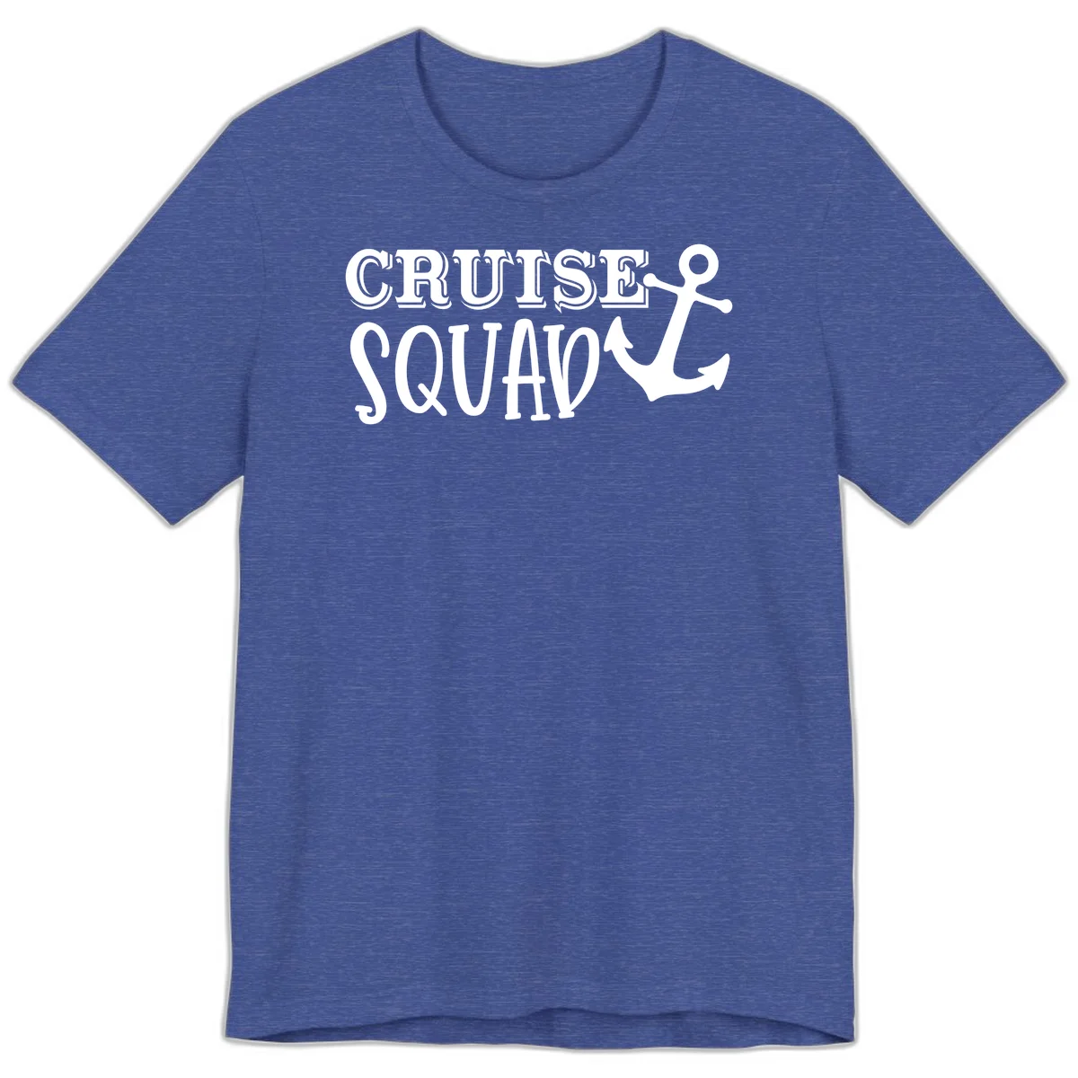 Cruise's Squad Anchor Premium T-Shirt in Heather True Royal