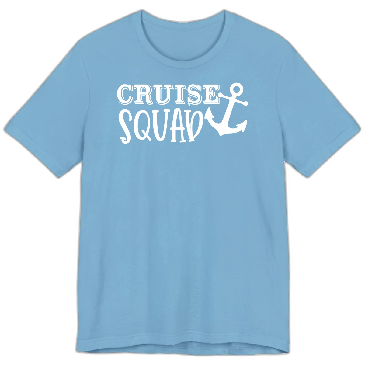 Cruise's Squad Anchor Premium T-Shirt in Ocean Blue