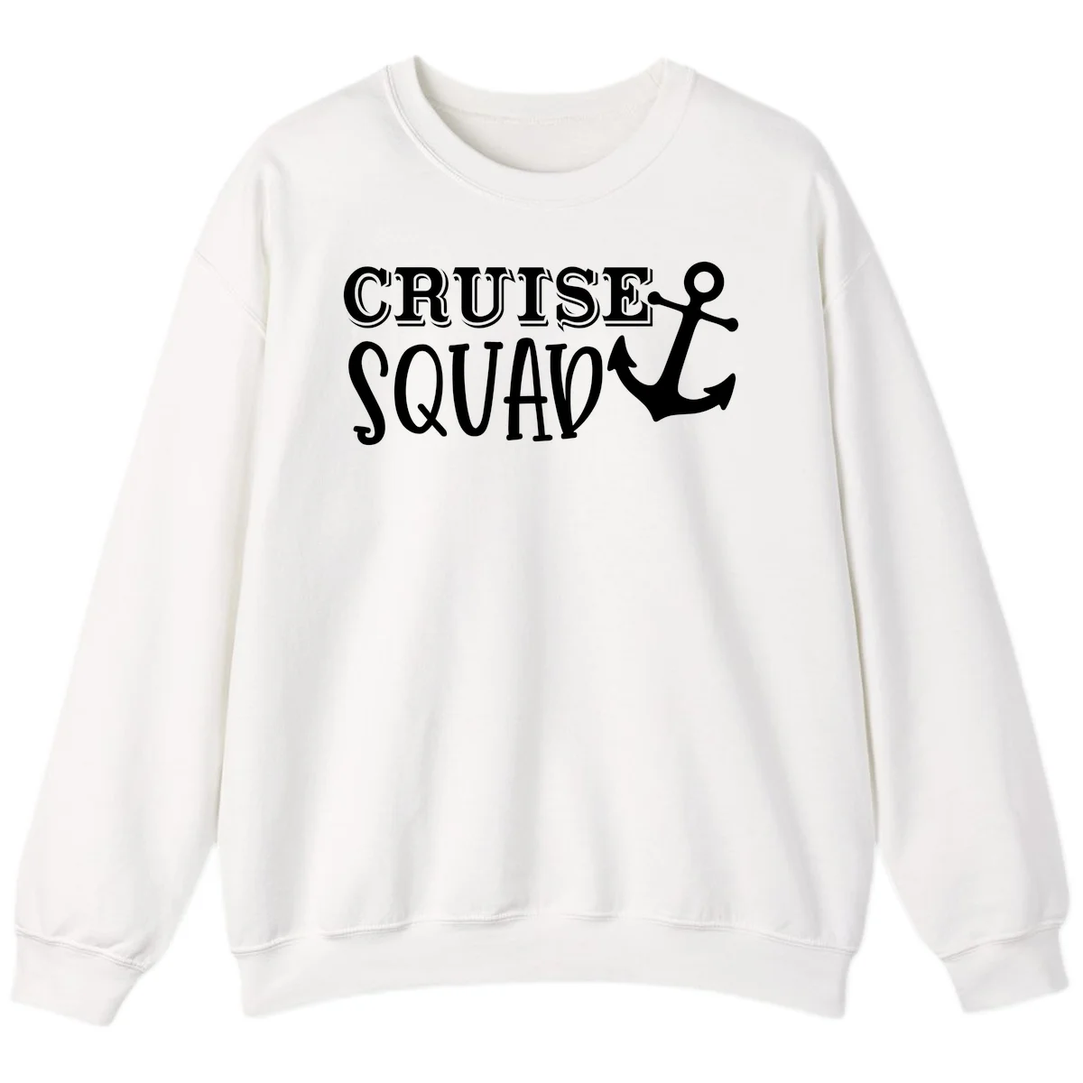Cruise's Squad Anchor Sweatshirt in White