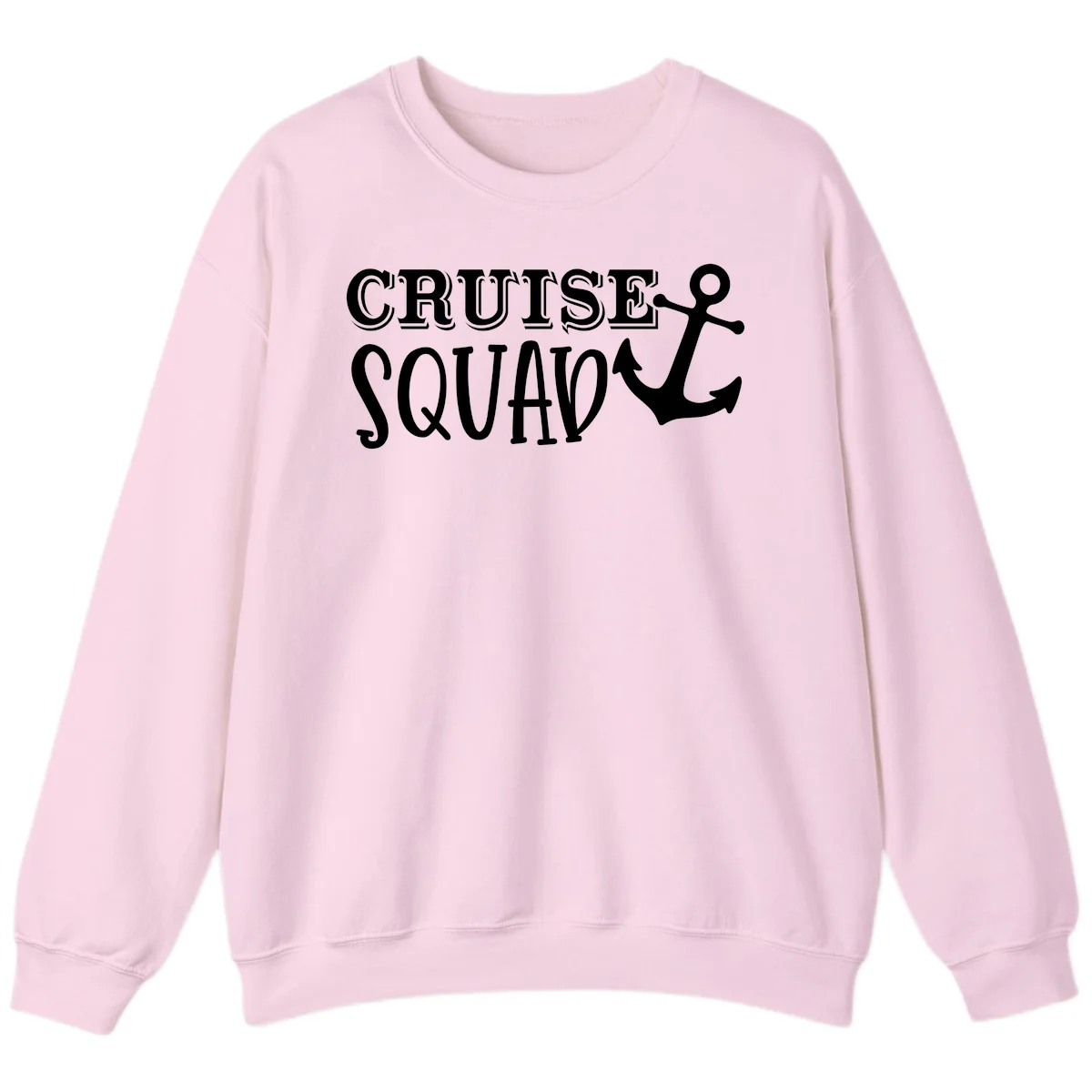 Cruise's Squad Anchor Sweatshirt in Light Pink