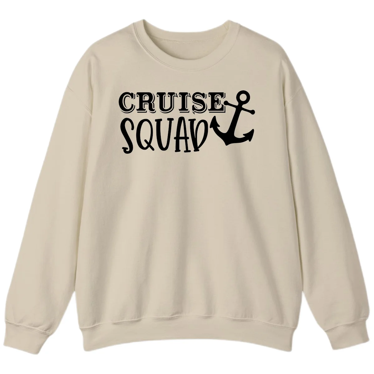 Cruise's Squad Anchor Sweatshirt in Sand