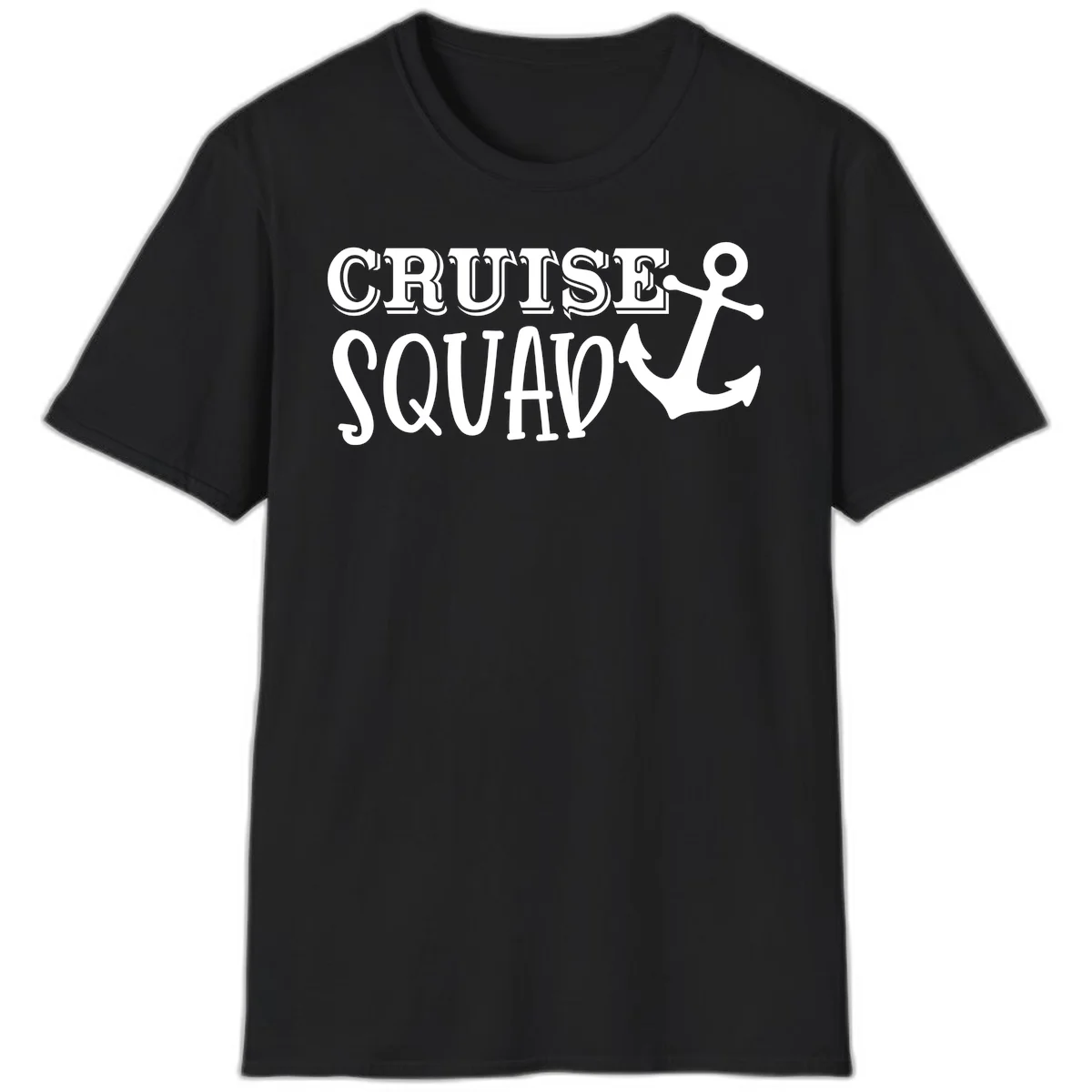 Cruise's Squad Anchor T-Shirt in Black