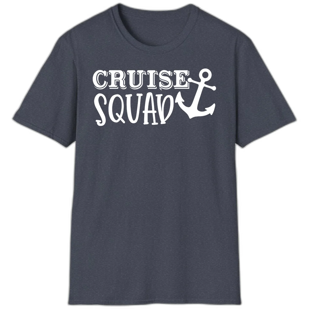Cruise's Squad Anchor T-Shirt in Heather Navy
