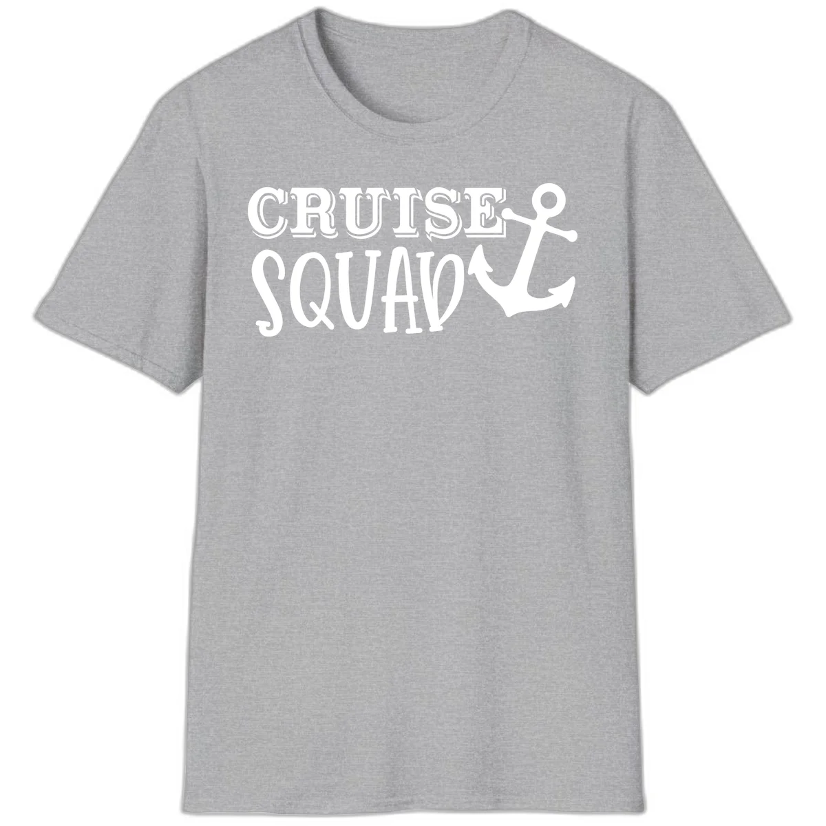 Cruise's Squad Anchor T-Shirt in Sport Grey