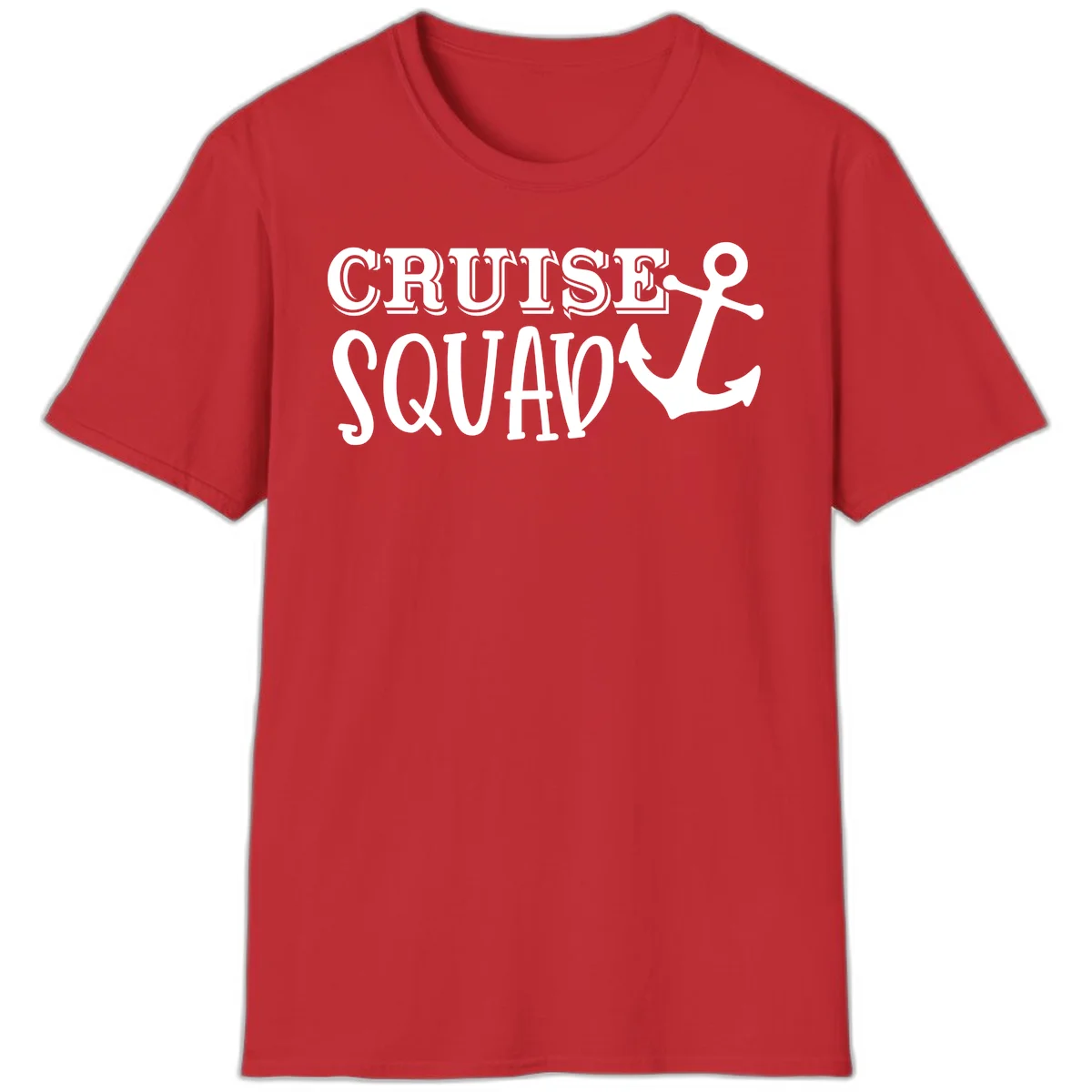 Cruise's Squad Anchor T-Shirt in Red