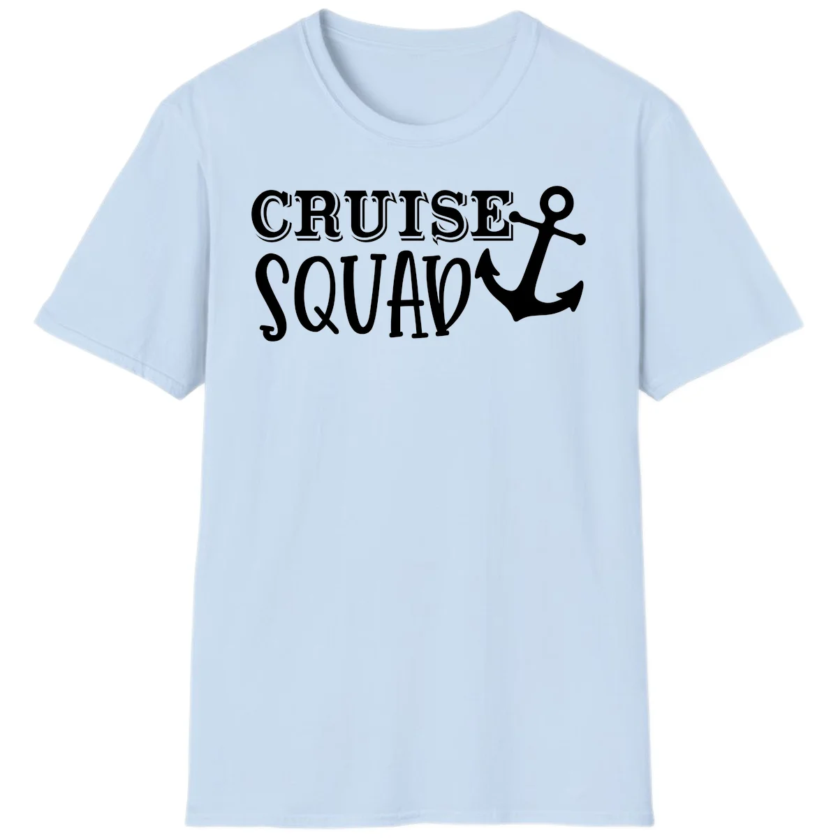 Cruise's Squad Anchor T-Shirt in Light Blue