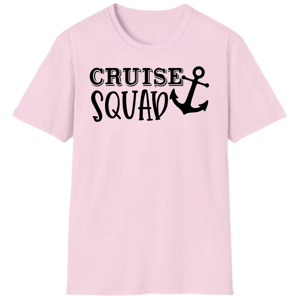 Cruise's Squad Anchor T-Shirt in Light Pink