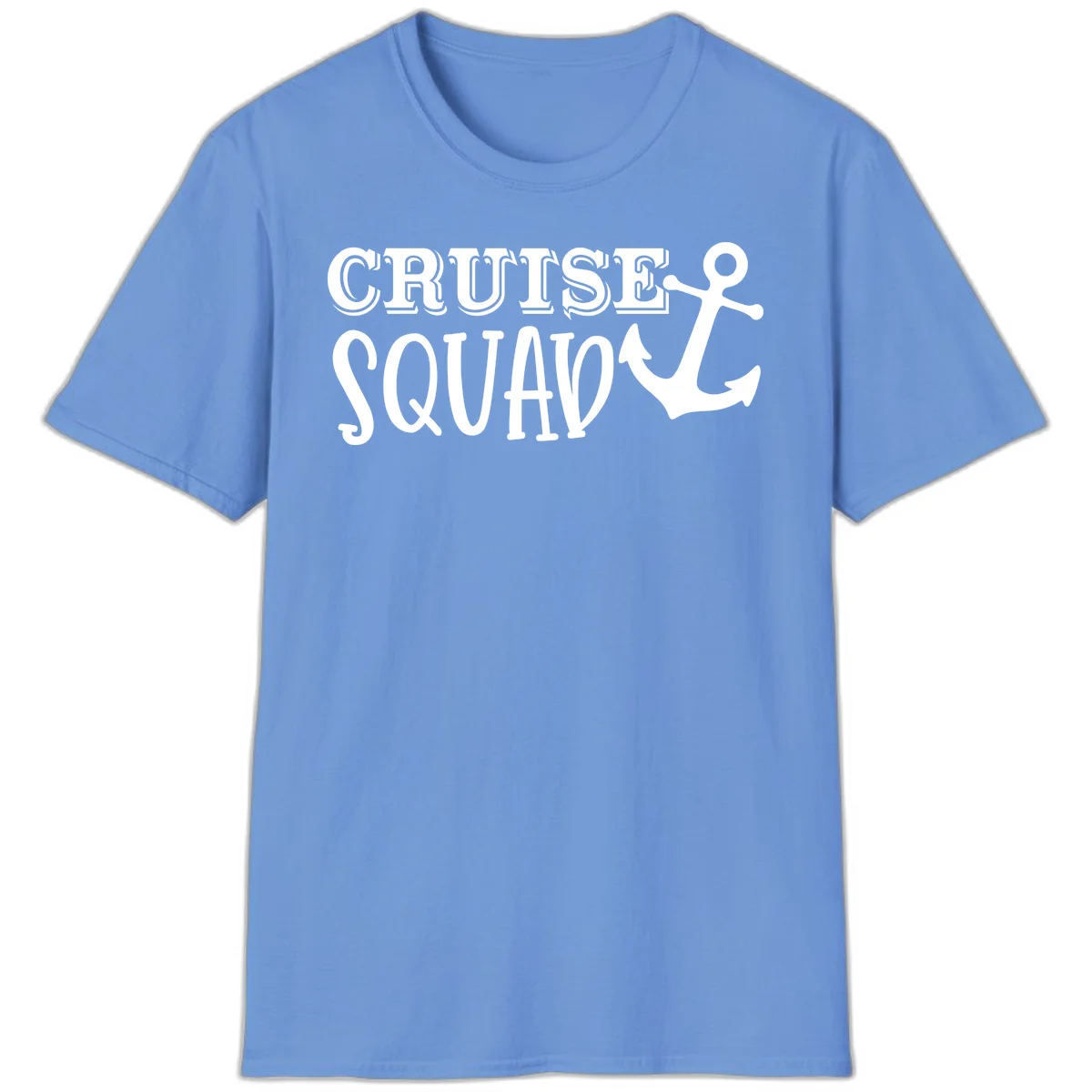 Cruise's Squad Anchor T-Shirt in Carolina Blue