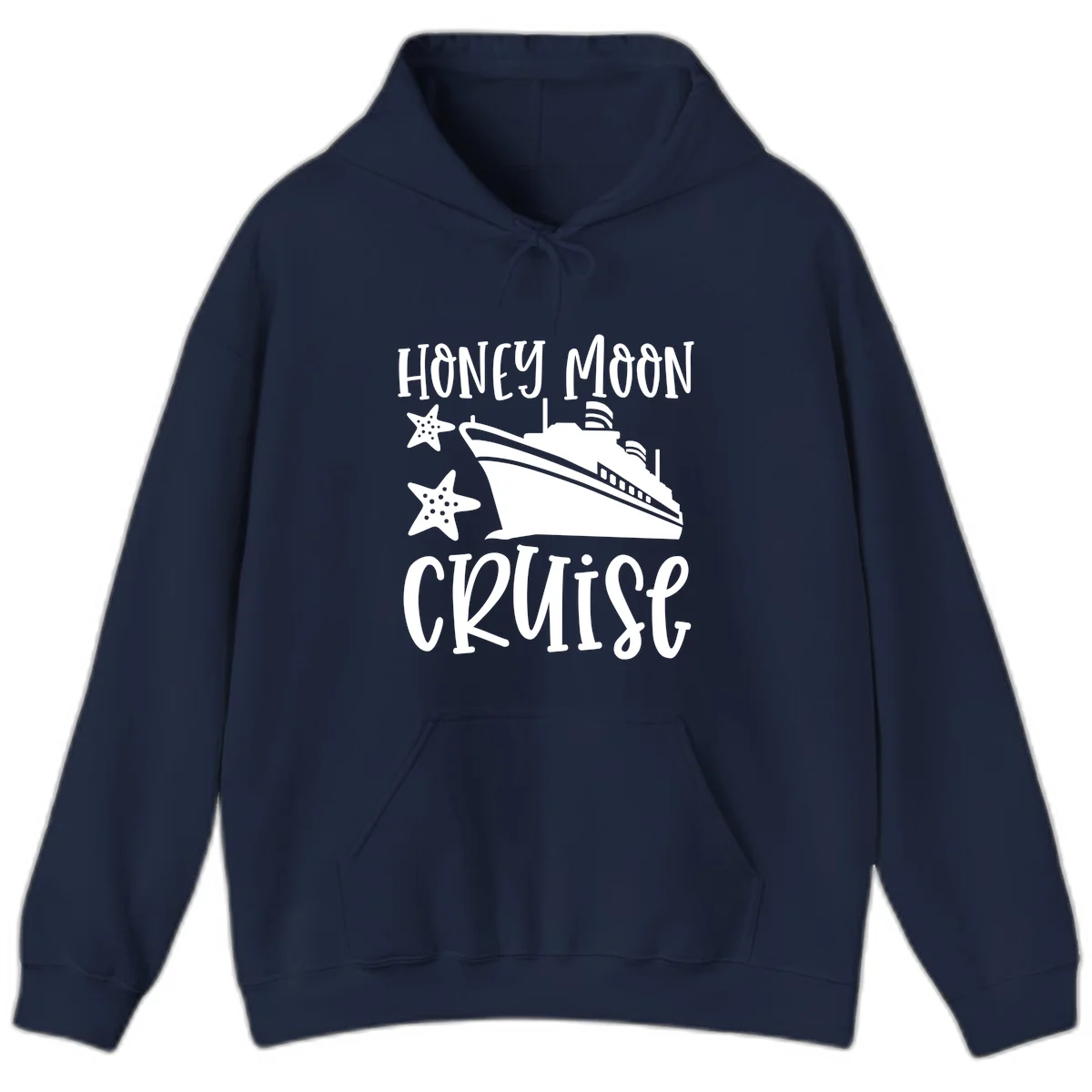 Honey Moon Cruise Hoodie in Navy